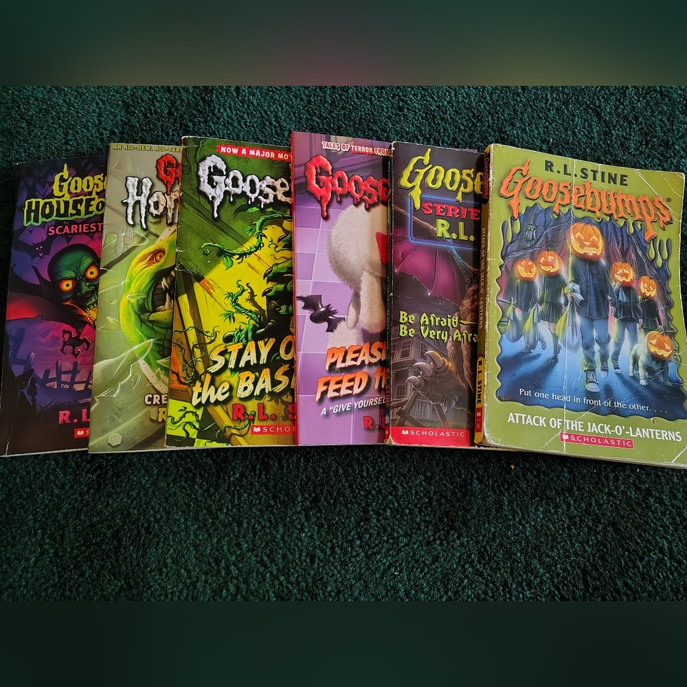 Goosebumps Books Lot of 6